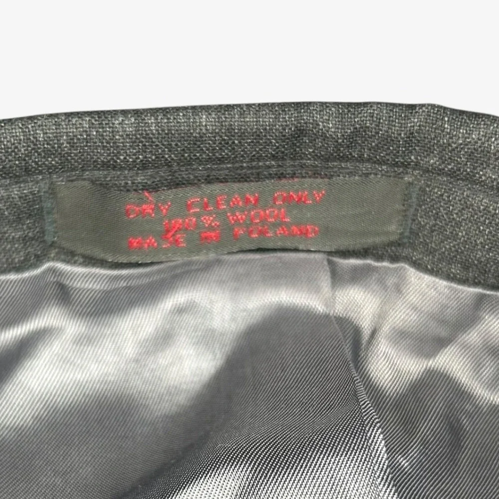 English Manor Dark Academia Wool Blazer 48R Grey Professional Sport Coat Jacket